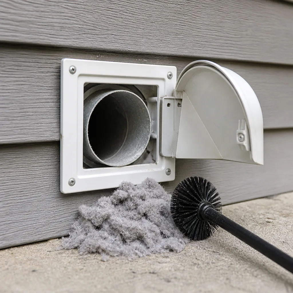 Dryer vent cleaning